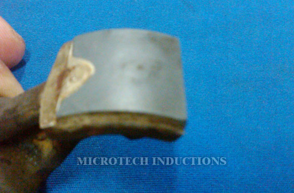 Carbide Tip Brazing On Rocker Pin